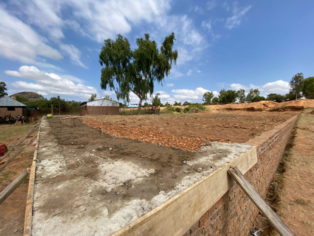 Sportplatz am Ausbildungscentre St. Michaels in Malawi