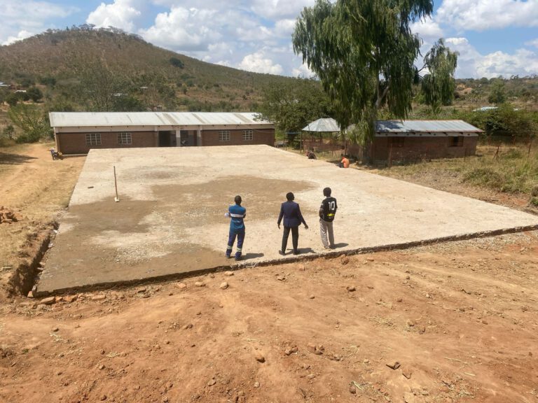 Sportplatz am Ausbildungscentre St. Michaels in Malawi
