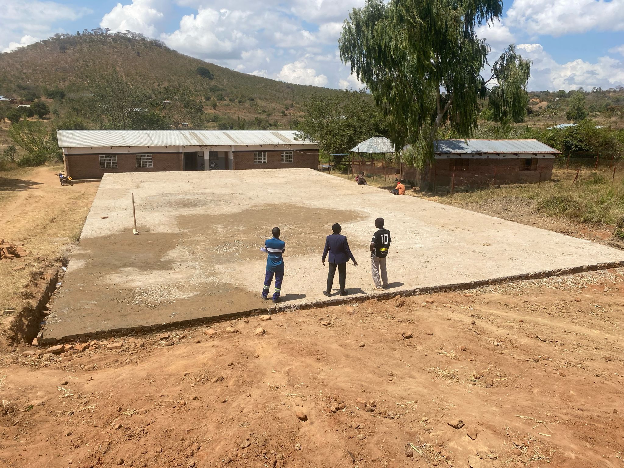 Sportplatz am Ausbildungscentre St. Michaels in Malawi